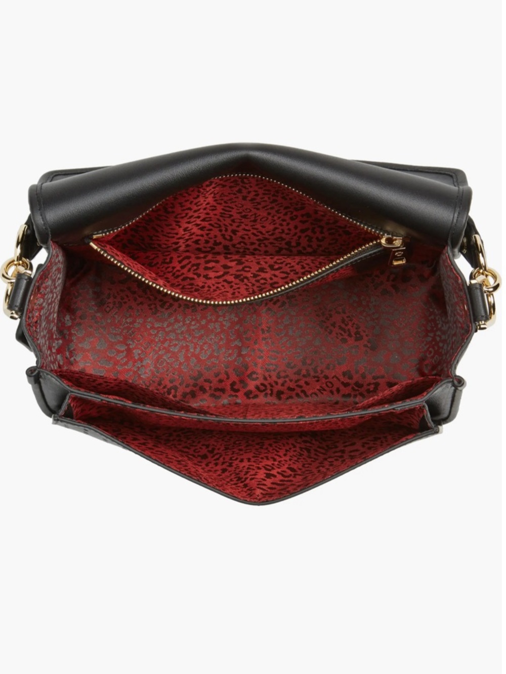 Longchamp Mademoiselle Calfskin Leather Crossbody Bag - Picture 5 of 13